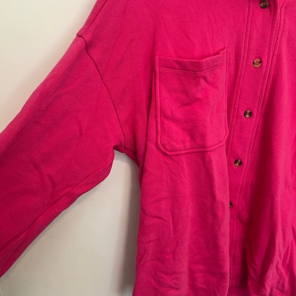 Hot pink shacket - Picture 3 of 5